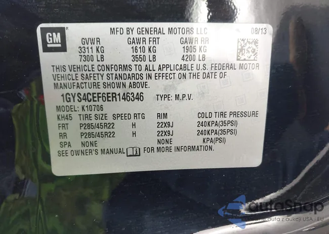 1GYS4CEF6ER146346: 44042981