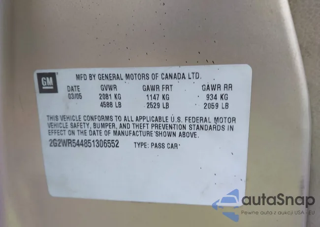 2G2WR544851306552: 44043648