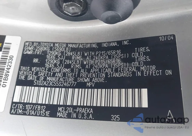 5TDZA23C55S246777: 44043894