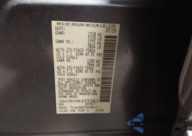 5N1AZ2MJ1KN155361: 44044037