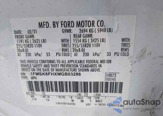 1FMSK8FHXMGB03286: 44044213