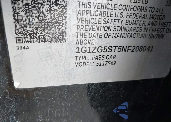 1G1ZG5ST5NF208041: 44043276