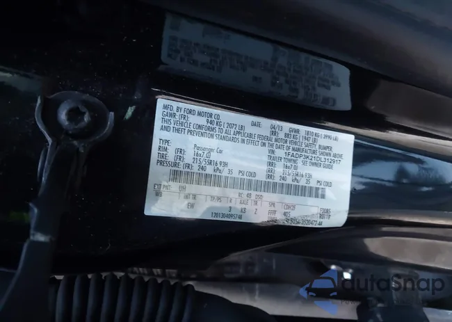 1FADP3K21DL312917: 44043321