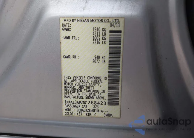 1N4AL3AP2DC268423: 44043379