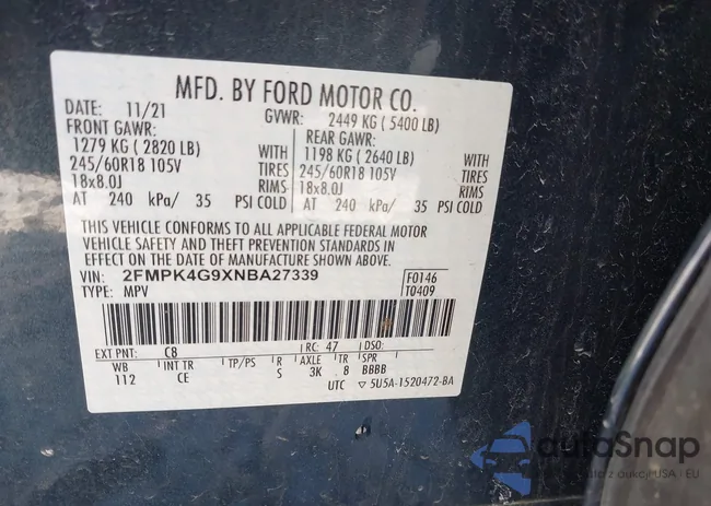 2FMPK4G9XNBA27339: 44043434