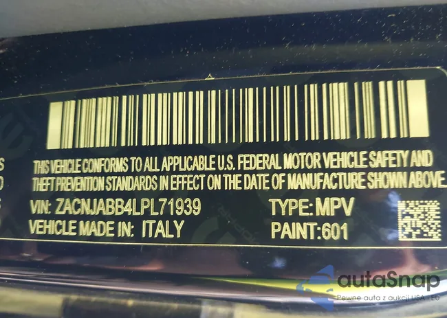 ZACNJABB4LPL71939: 44043564