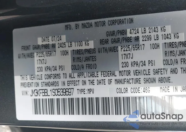 JM3KFBBL1S0539697: 44043589