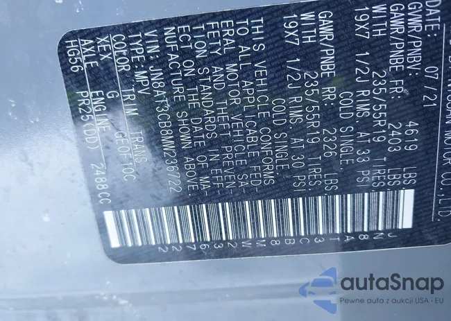 JN8AT3CB8MW236722: 44043615