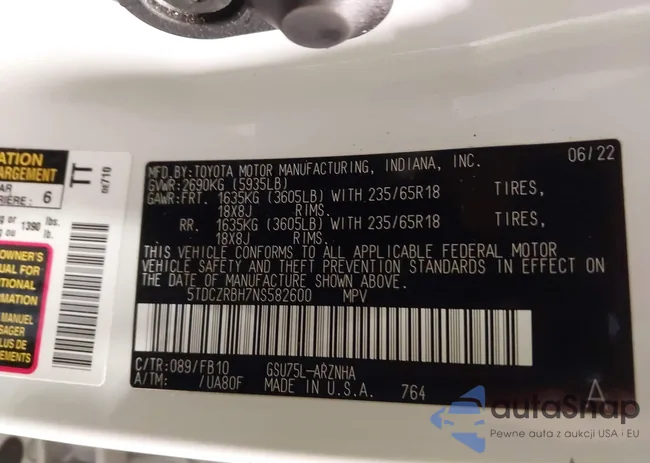 5TDCZRBH7NS582600: 44044672