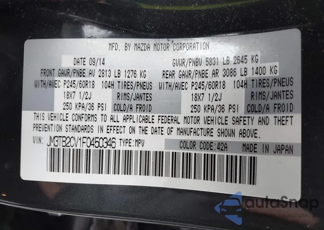 JM3TB2CV1F0450346: 44044718