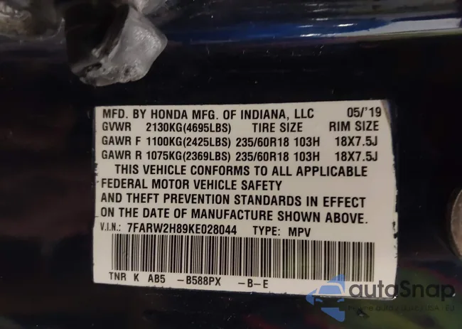 7FARW2H89KE028044: 44044917