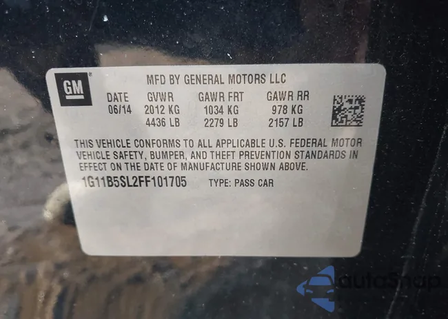 1G11B5SL2FF101705: 44044953