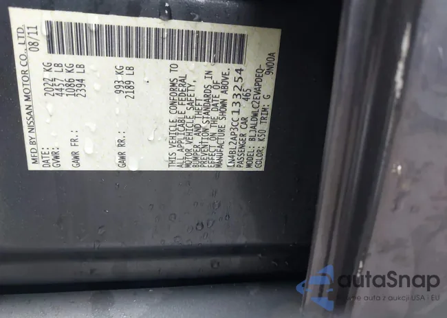 1N4BL2AP3CC133254: 44045060