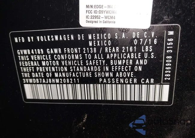 3VWDB7AJ8HM208211: 44045175