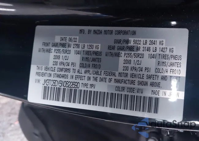 JM3TCBDY5N0622690: 44044250