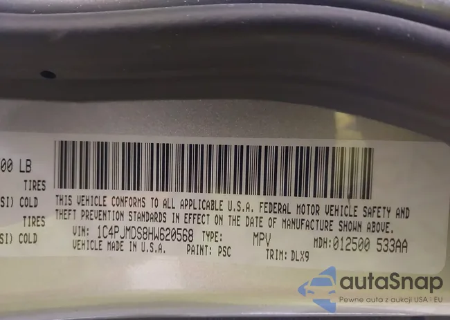 1C4PJMDS8HW620568: 44044315