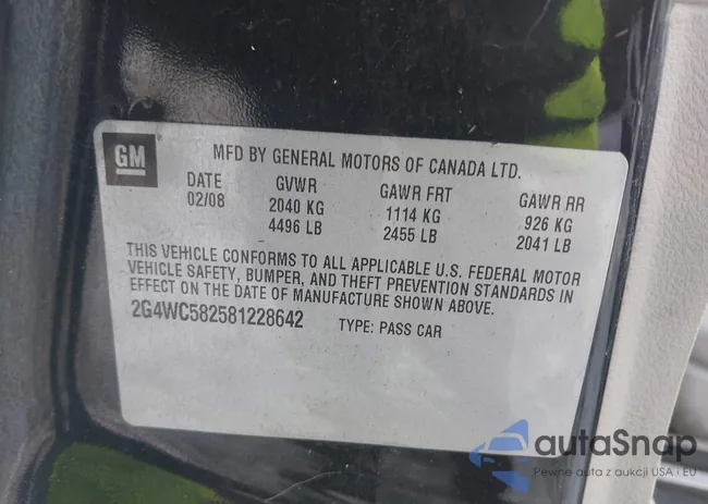 2G4WC582581228642: 44044351