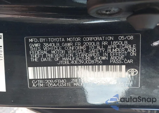 JTDBL40E39J028756: 44044459