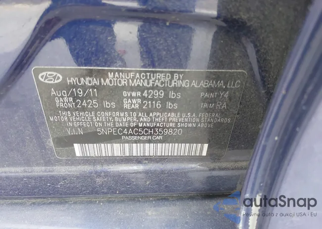 5NPEC4AC5CH359820: 44044520