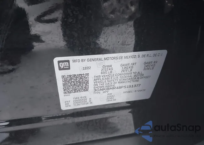 3GNKBHR48PS151377: 44045710