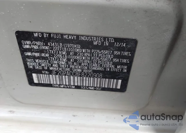 JF2GPACC8F8220908: 44045720