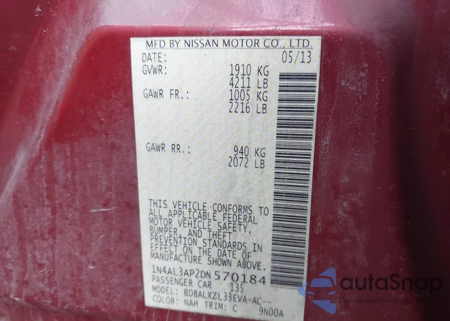 1N4AL3AP2DN570184: 44045760