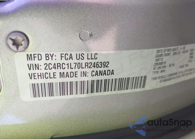 2C4RC1L70LR246392: 44045772