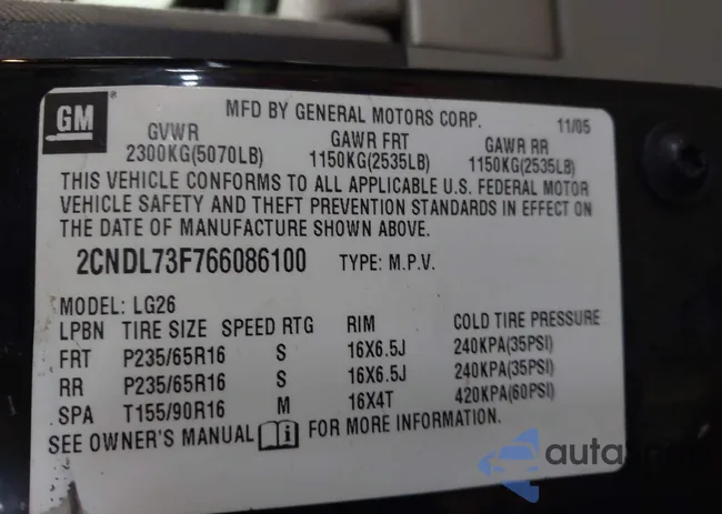 2CNDL73F766086100: 44045952