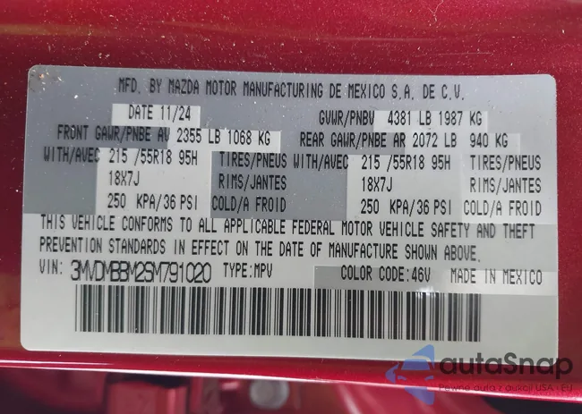 3MVDMBBM2SM791020: 44046029