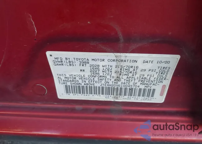 JTEHH20V610045704: 44045272