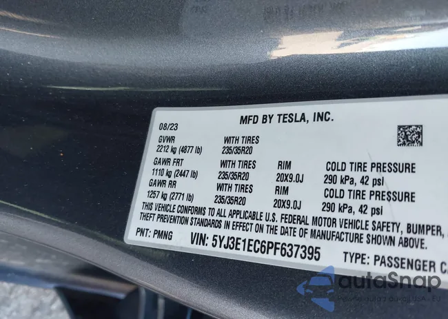 5YJ3E1EC6PF637395: 44045375