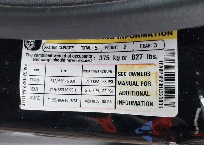 1FADP3F23HL325006: 44045442