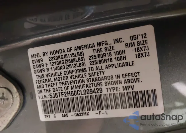 5J6TF2H50CL009429: 44046853