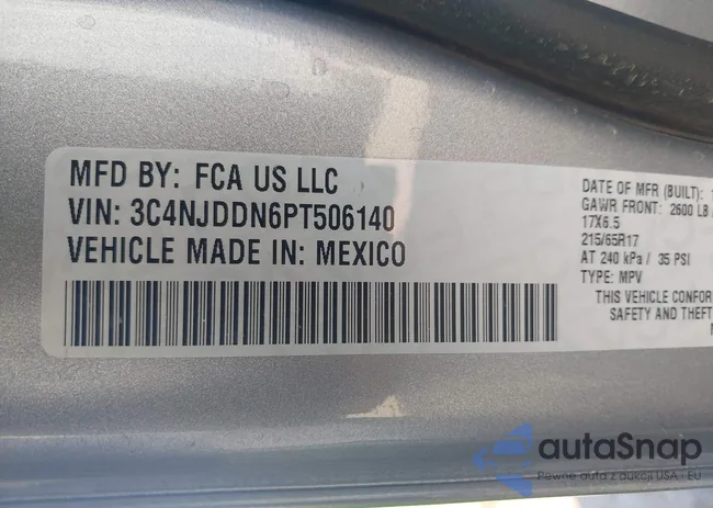 3C4NJDDN6PT506140: 44047036