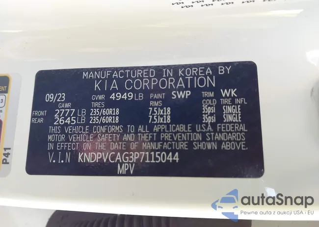 KNDPVCAG3P7115044: 44047046