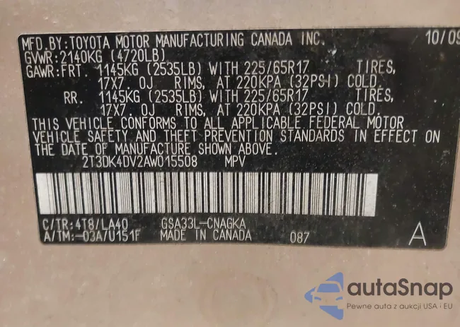 2T3DK4DV2AW015508: 44047057