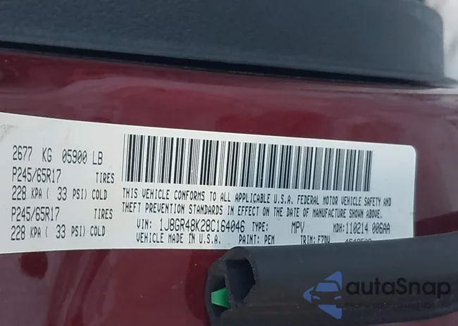 1J8GR48K28C164046: 44047084