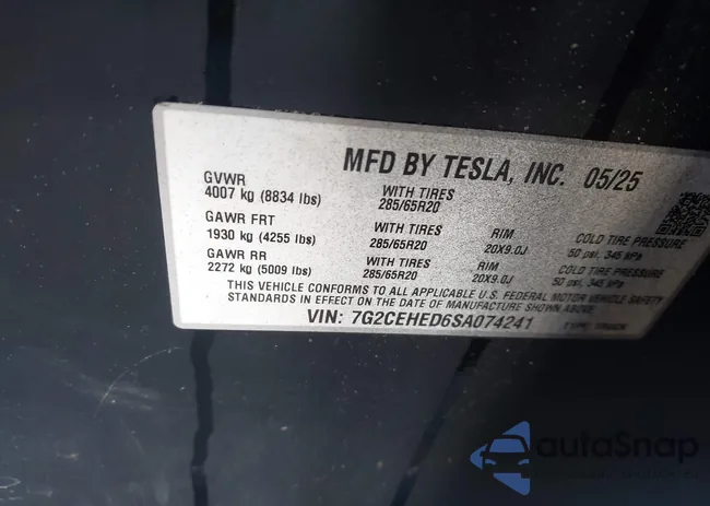 7G2CEHED3SA074150: 44046314