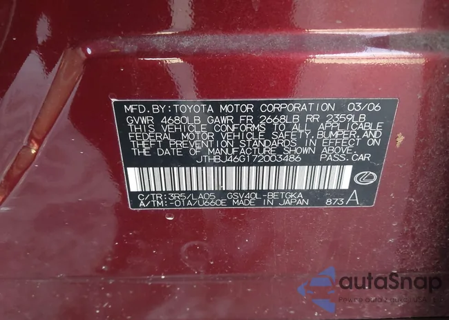 JTHBJ46G172003486: 44047762