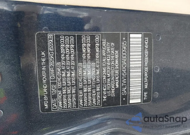 SALTW164X3A800985: 44047792