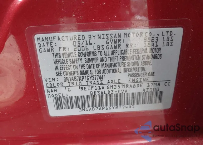 3N1AB7AP1GY277441: 44047877