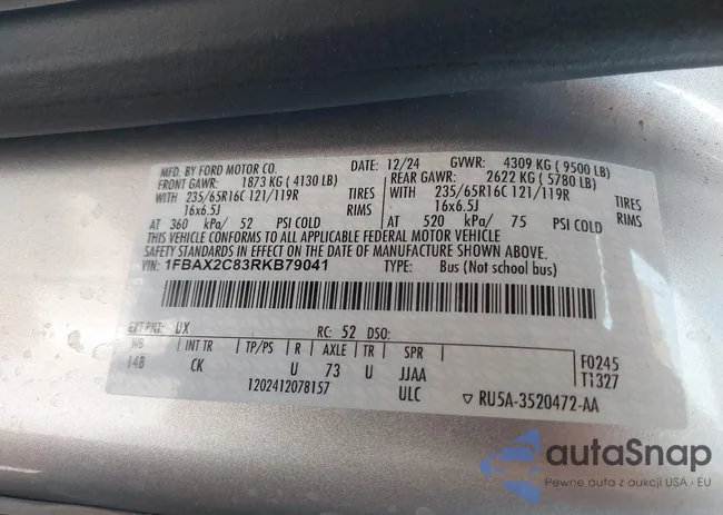 1FBAX2C83RKB79041: 44048151