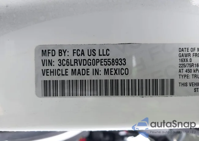 3C6LRVDG0PE558933: 44048193