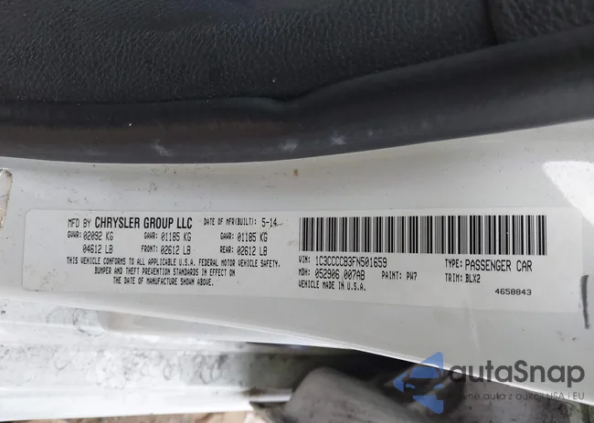 1C3CCCCB3FN501659: 44047485