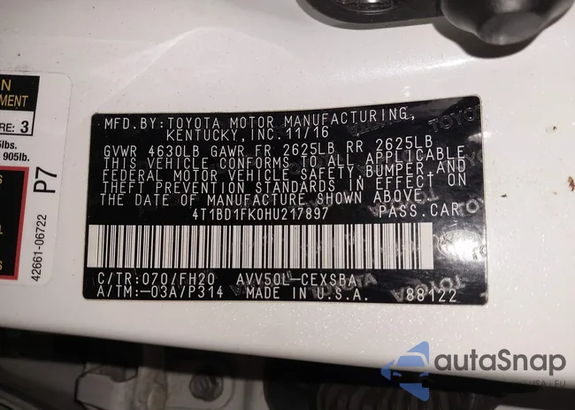 4T1BD1FK0HU217897: 44047525