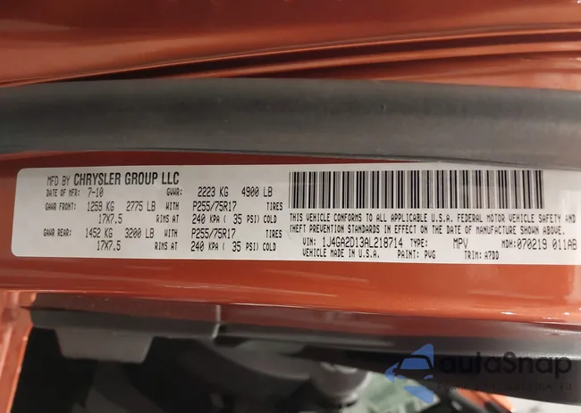 1J4GA2D13AL218714: 44048655