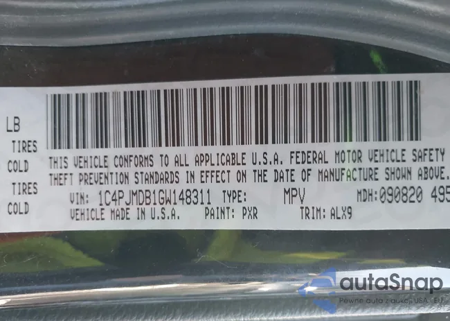 1C4PJMDB1GW148311: 44048689