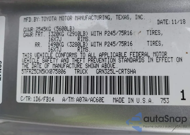 5TFRZ5CN5KX075806: 44048928