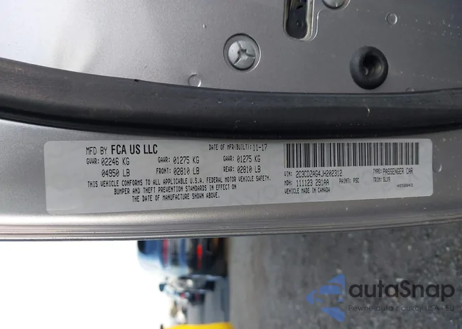 2C3CDZAG4JH202312: 44049088