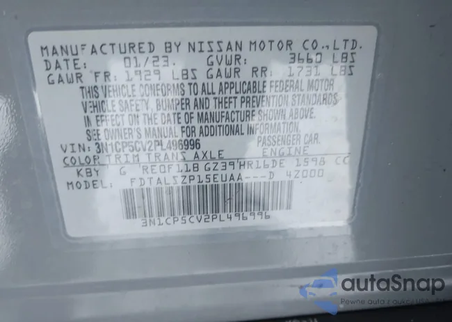 3N1CP5CV2PL496996: 44049662